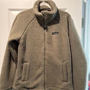 Columbia Sherpa Full Zip Jacket in Green